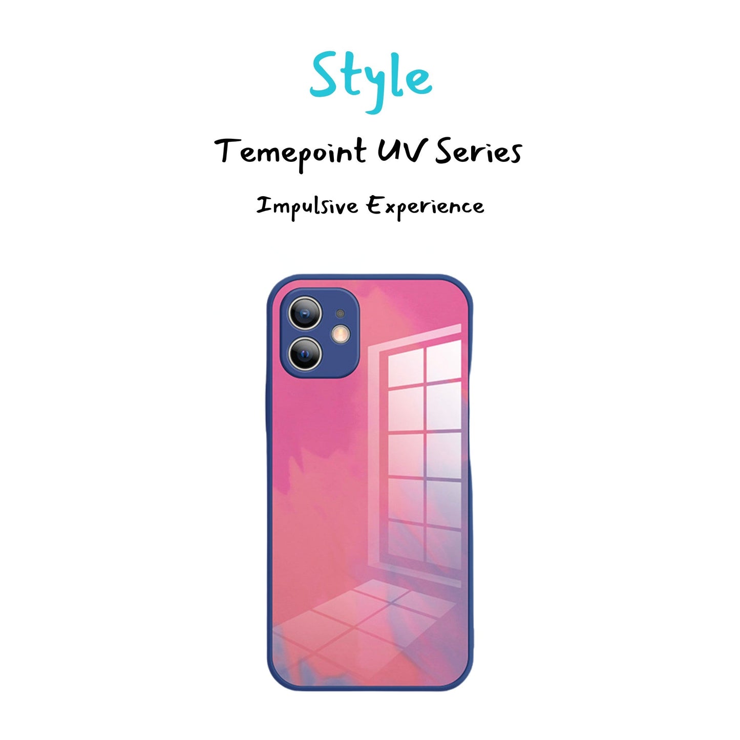 Temepoint Tempered Liquid Thin Glass iPhone Case with Lens Protection