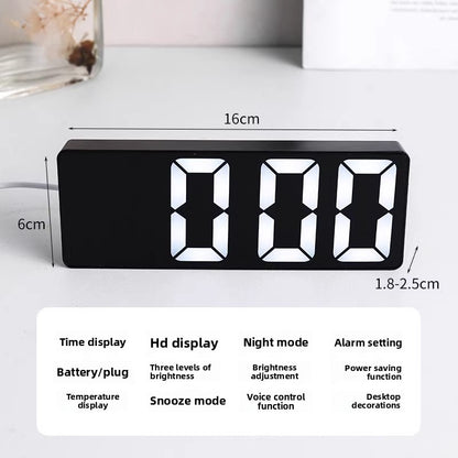 Electronic Alarm Clock – Digital Display & Smart Features