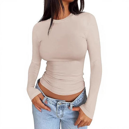 Trendy Long Sleeve Women's Top – Sexy & Stylish