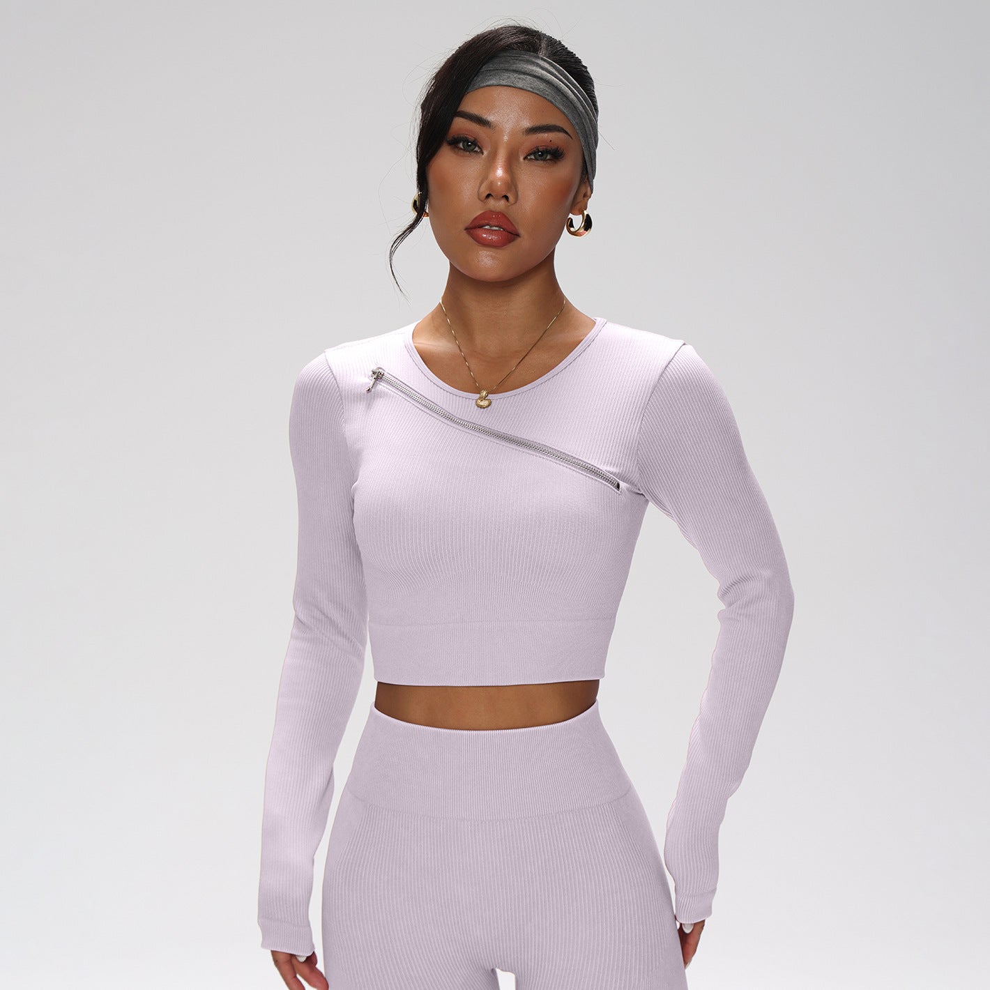 5-Piece Women's Yoga Activewear Set | Quick-Dry Nylon Spandex