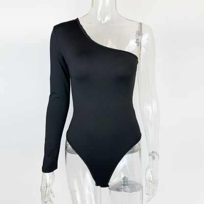 Long-Sleeved Tight Jumpsuit for Women