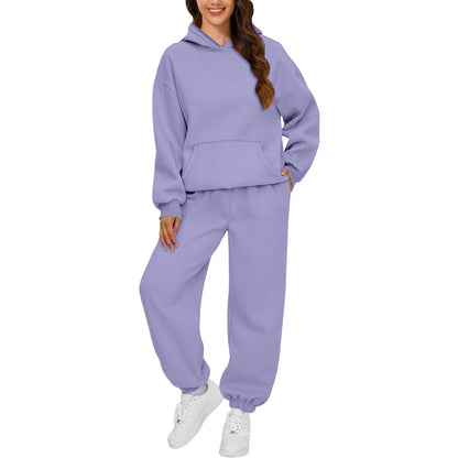 Autumn and winter casual hoodies, sportswear and long pants