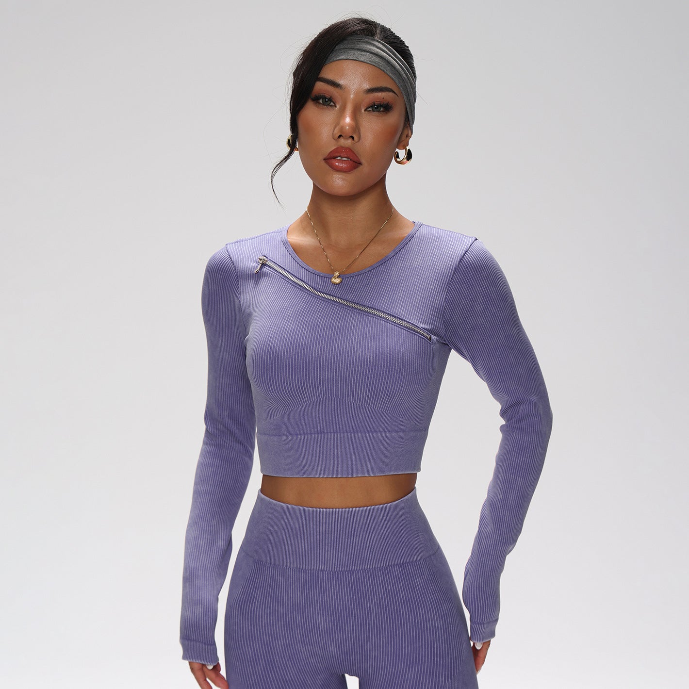5-Piece Women's Yoga Activewear Set | Quick-Dry Nylon Spandex