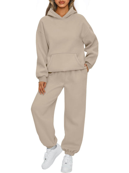 Autumn and winter casual hoodies, sportswear and long pants
