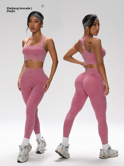 5-Piece Women's Yoga Activewear Set | Quick-Dry Nylon Spandex