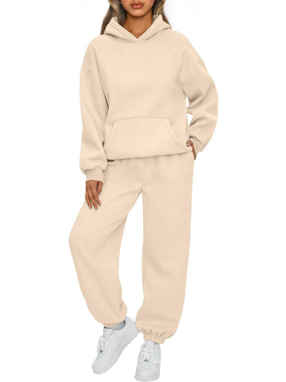 Autumn and winter casual hoodies, sportswear and long pants