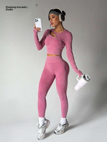 5-Piece Women's Yoga Activewear Set | Quick-Dry Nylon Spandex