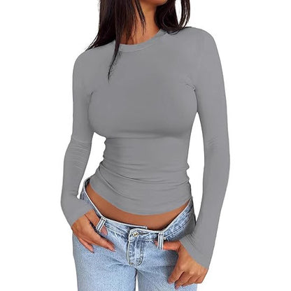 Trendy Long Sleeve Women's Top – Sexy & Stylish