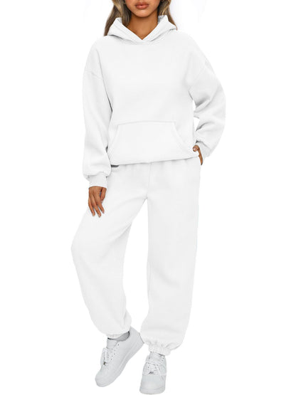 Autumn and winter casual hoodies, sportswear and long pants