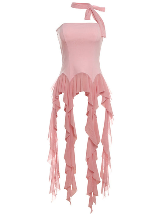 Stylish Backless Women's Top – Modern Aesthetic