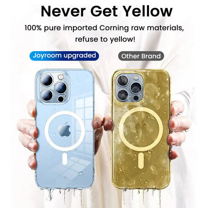 Magnetic Transparent iPhone Case – MagSafe Compatible