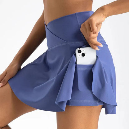 Women's Pleated Tennis Skirt with Pockets – Athletic Golf Skort