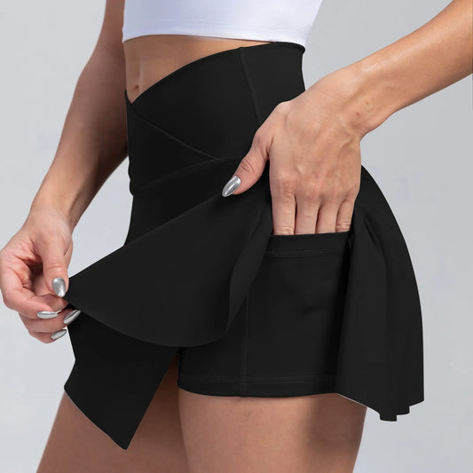 Women's Pleated Tennis Skirt with Pockets – Athletic Golf Skort