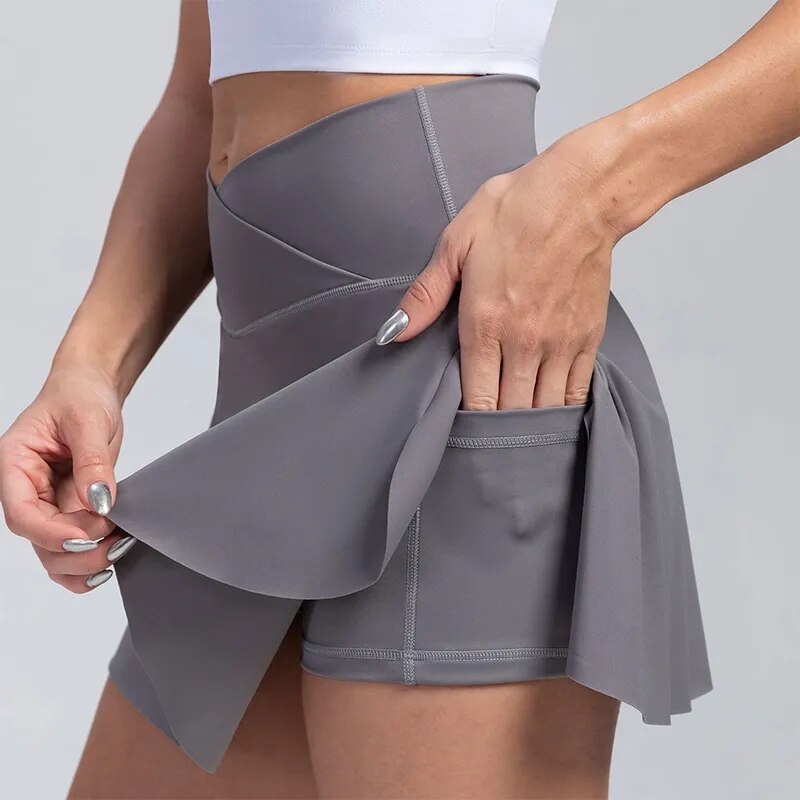 Women's Pleated Tennis Skirt with Pockets – Athletic Golf Skort