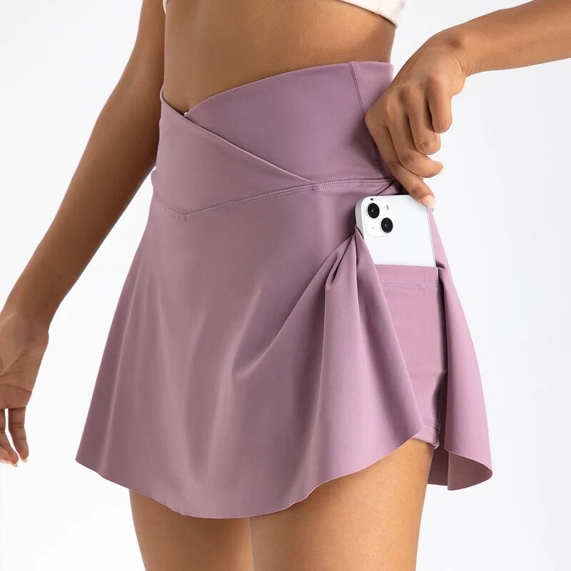Women's Pleated Tennis Skirt with Pockets – Athletic Golf Skort