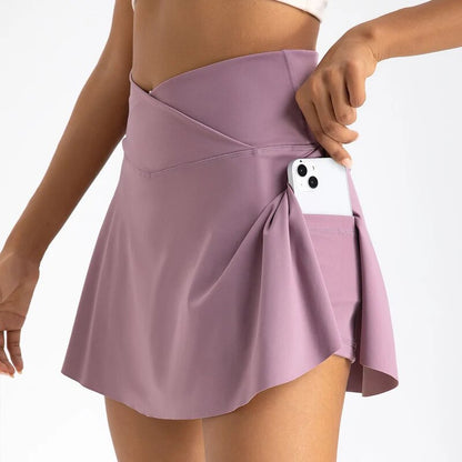 Women's Pleated Tennis Skirt with Pockets – Athletic Golf Skort