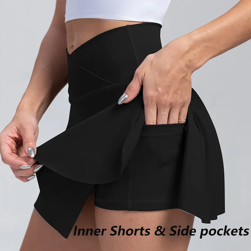 Women's Pleated Tennis Skirt with Pockets – Athletic Golf Skort