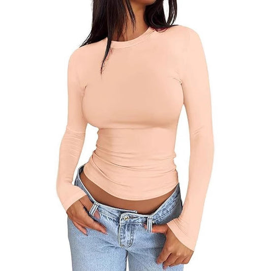Trendy Long Sleeve Women's Top – Sexy & Stylish