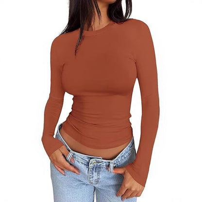 Trendy Long Sleeve Women's Top – Sexy & Stylish