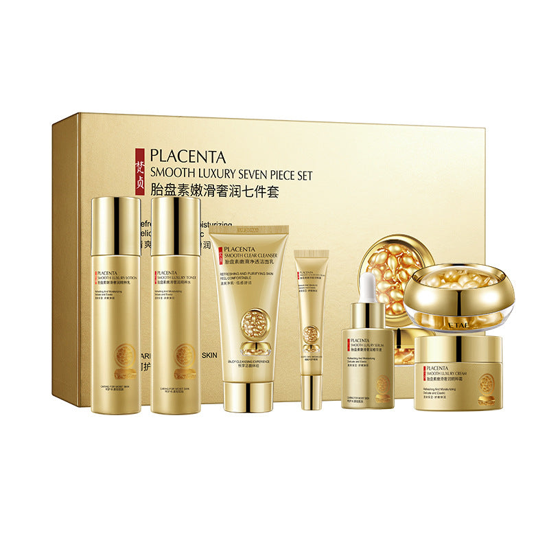 Placenta Extract Anti-Aging Luxury Skin Care Set