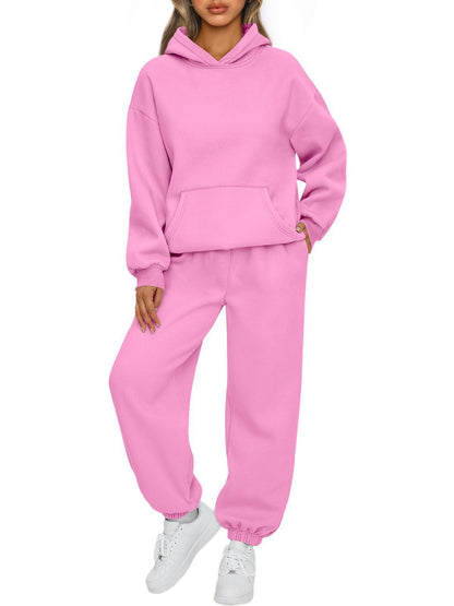 Autumn and winter casual hoodies, sportswear and long pants