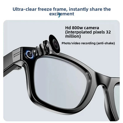 AI Smart Glasses with Bluetooth, Translation & Camera