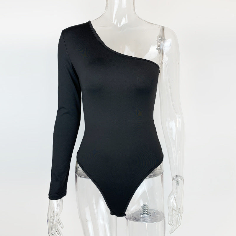 Long-Sleeved Tight Jumpsuit for Women