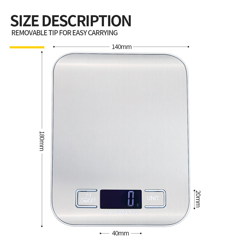 Electronic Kitchen Scale – Precise Digital Food Scale