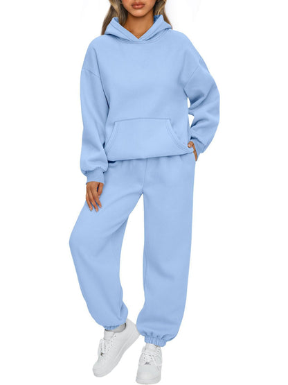 Autumn and winter casual hoodies, sportswear and long pants